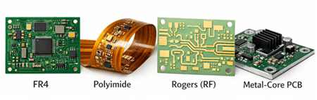 Figure 4. FR4 vs Other PCB Materials