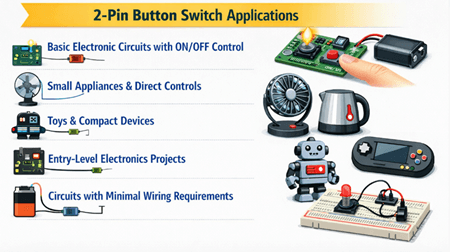 Figure 7. 2-Pin Button Switch Applications