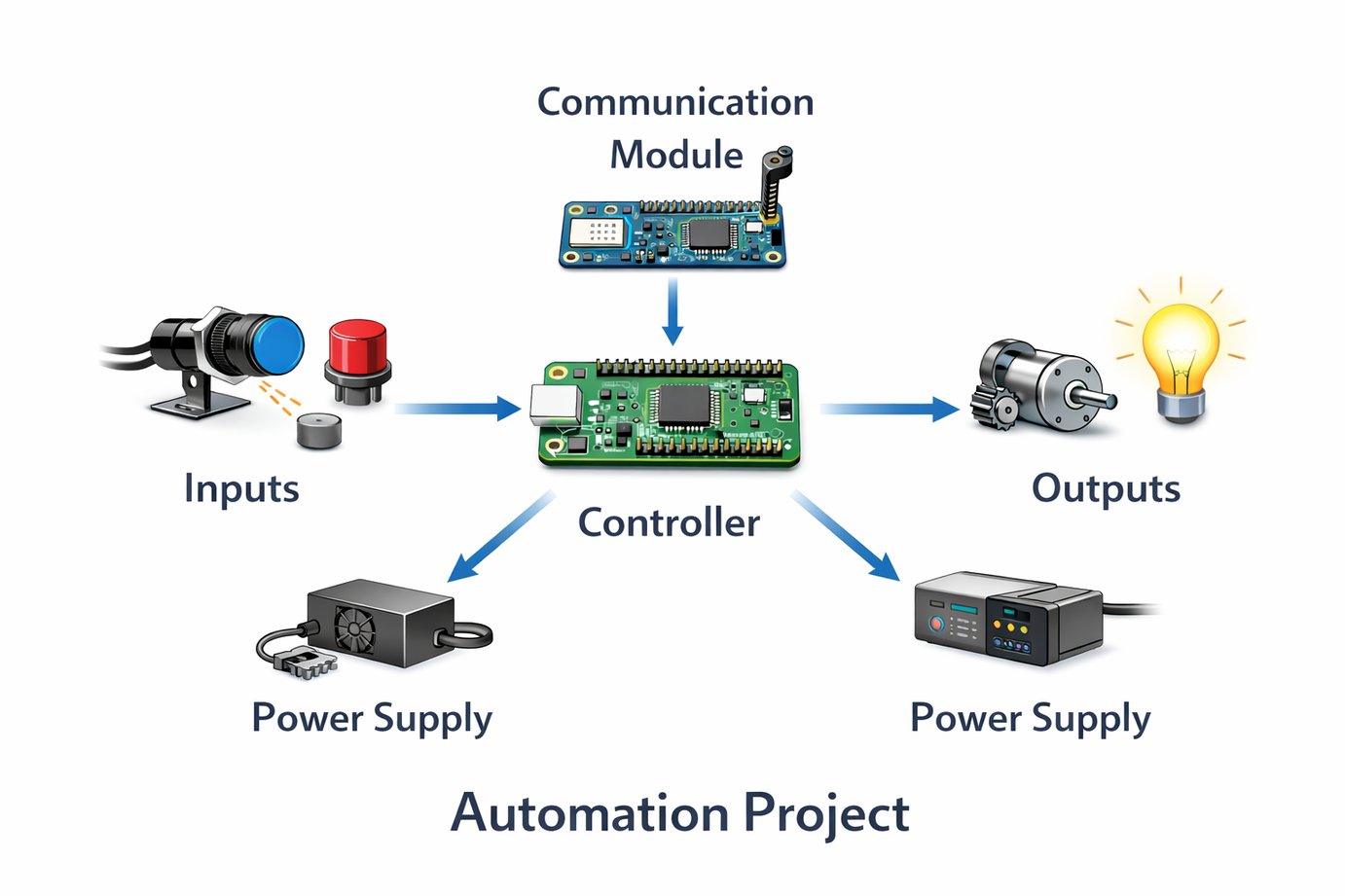 Figure 3. Main Components of an Automation Project