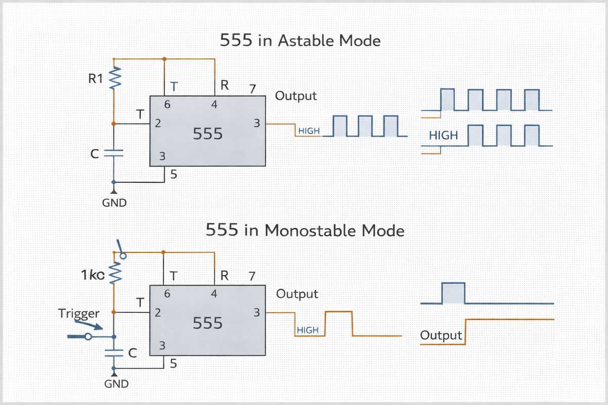 Figure 7. 555 Timer Multivibrator Design