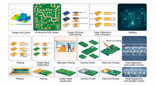 Figure 5. PCB Manufacturing Process