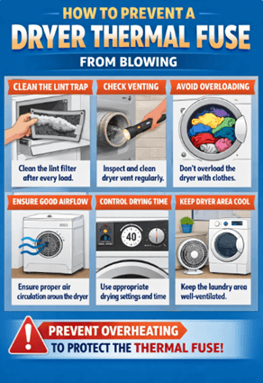Figure 8. Preventing a Dryer Thermal Fuse from Blowing