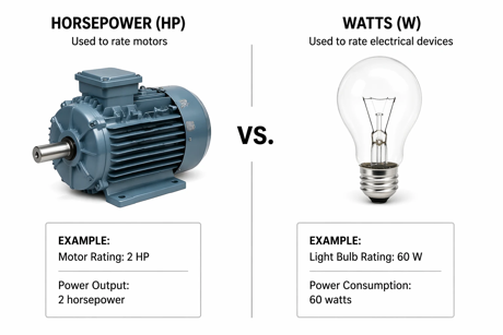 HP to Watts Conversion: Running Watts, Starting Watts, and Common Mistakes