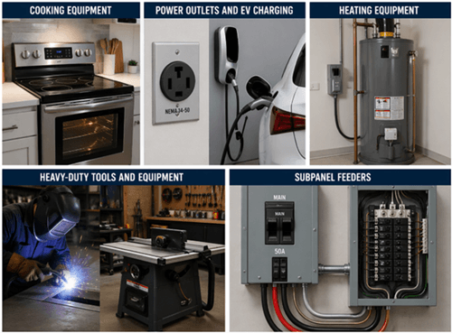 Figure 4. Typical 50-Amp Circuit Applications