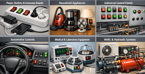 Figure 13. Applications of Rocker Switches