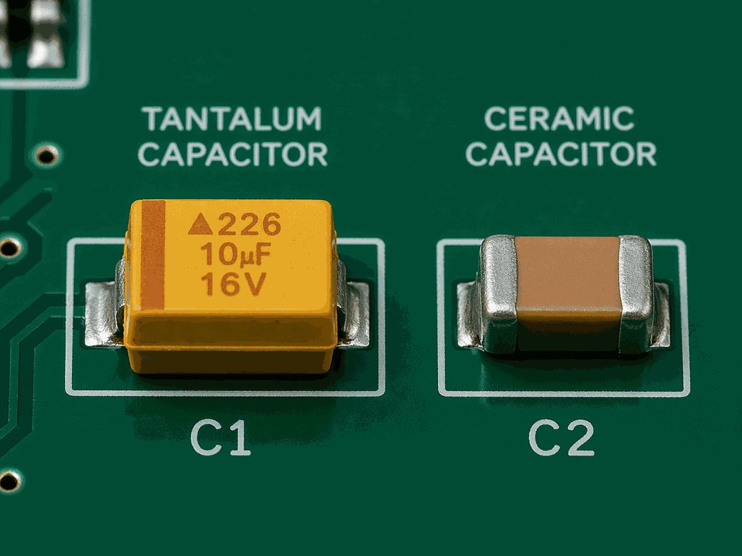 Tantalum kumpara sa Ceramic Capacitors: Pagganap, Mga Limitasyon, at Mga Application