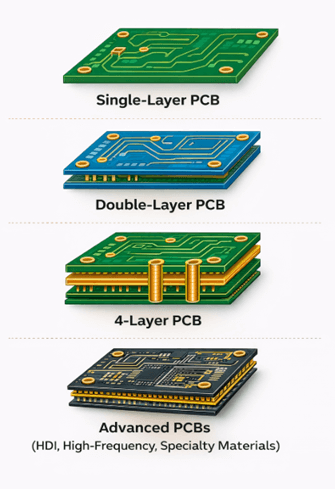Figure 4. Typical Custom PCB