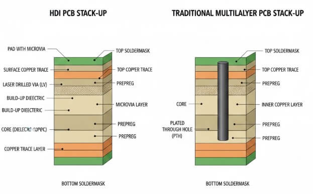 Figure 2. Stack-up and Layer Build