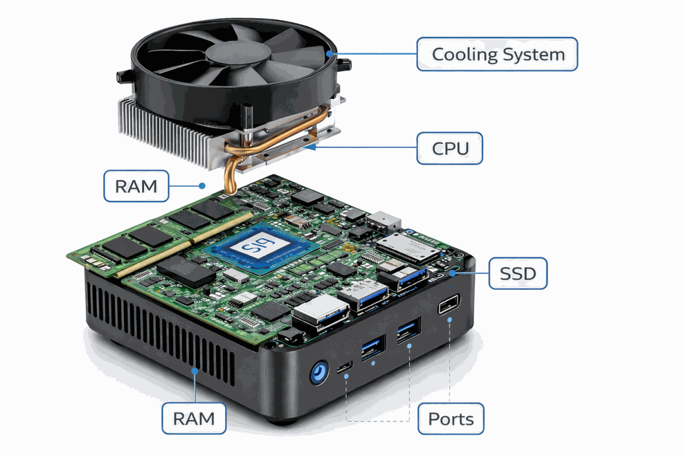 Figure 2. Mini PC Hardware Design
