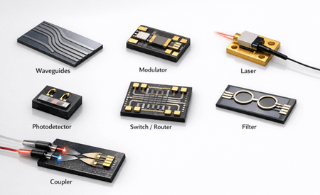 Figure 4. Silicon Photonics Components