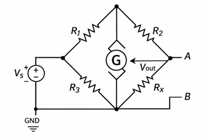 Figure 1. Wheatstone Bridge