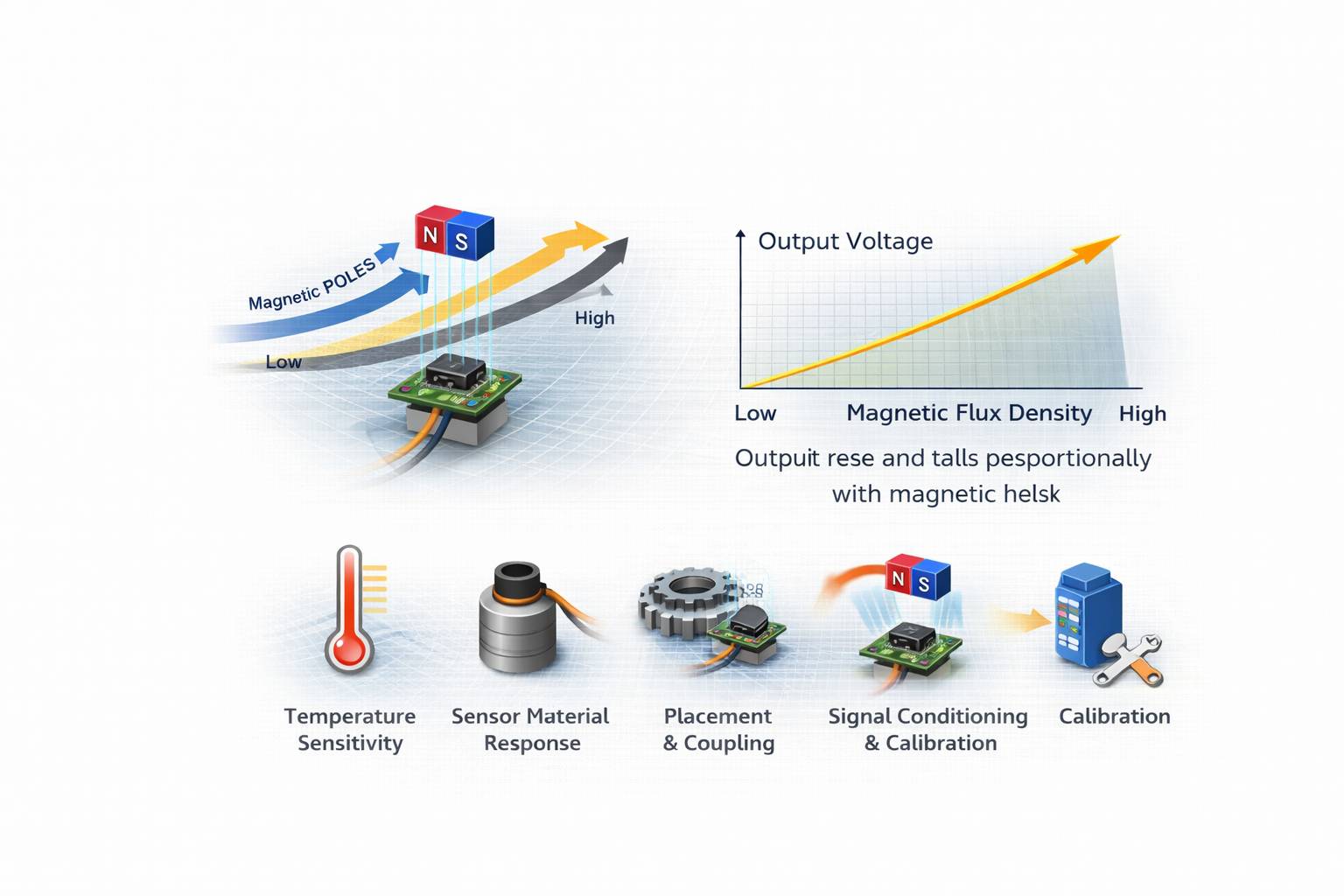 Figure 6. Hall Effect Transducer Output and Accuracy