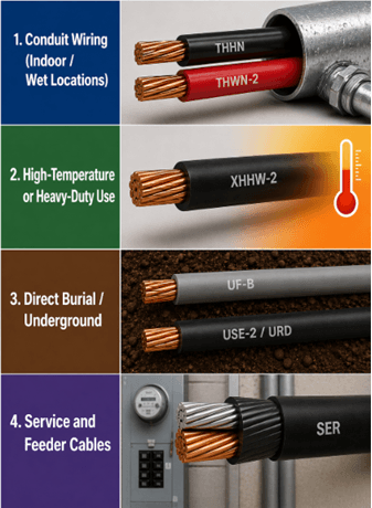 Figure 3. Wire Insulation Types