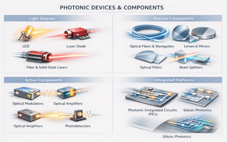 Figure 2. Photonic Devices and Components