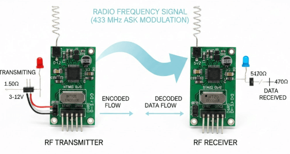Figure 1. RF Transmitter and Receiver