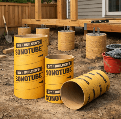 Figure 4. DIY / Builder’s Sonotubes