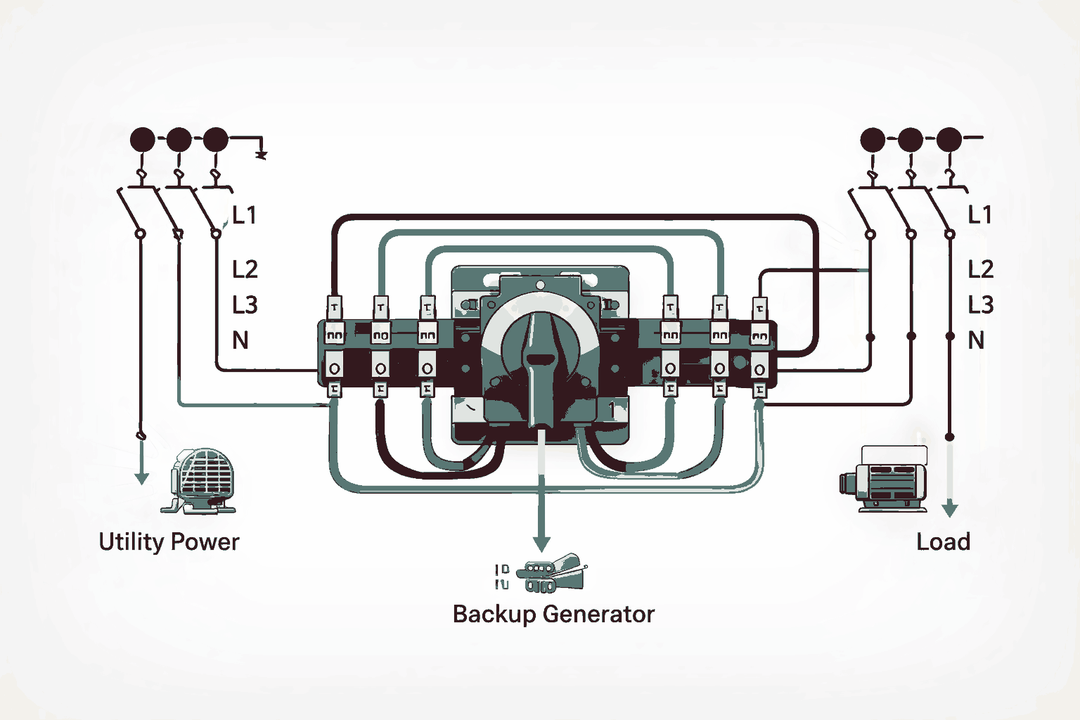 Figure 2. How a Changeover Switch Operates?