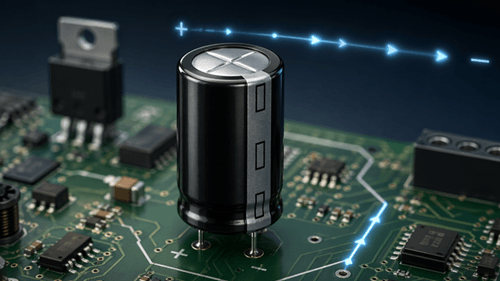 Figure 2. Polarized Capacitor