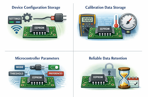 Figure 5. Uses of EEPROM