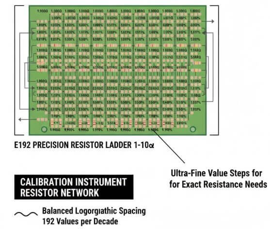 Figure 9. E192 Series: Ultra-Precision Standard Values
