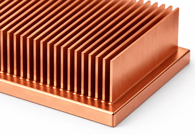 Figure 9. Skived-Fin Heat Sink Design
