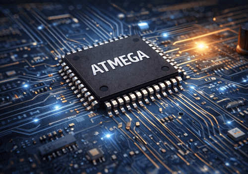 ATmega Microcontrollers: Ailtireacht, Clárú, Uirlisí Forbartha, agus Feidhmchláir