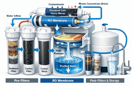 Figure 7. Reverse Osmosis (RO)