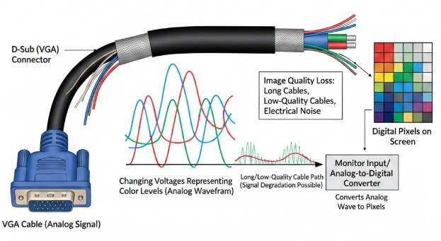 Figure 6. D-Sub (VGA) - Analog signal