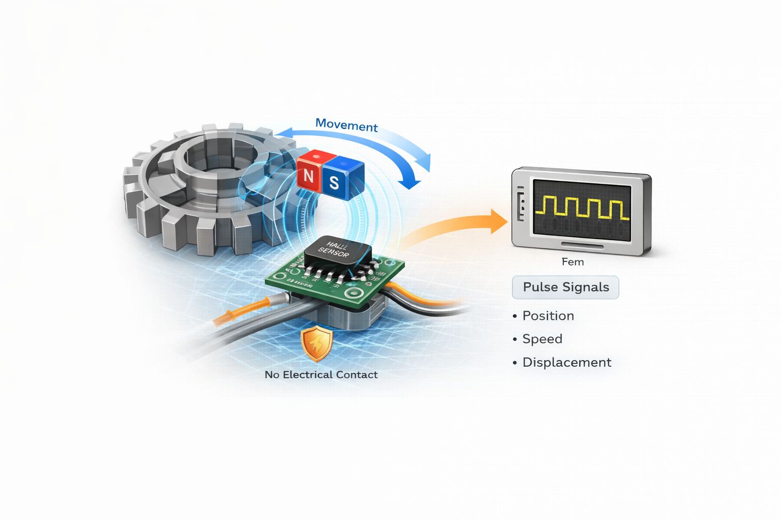 Figure 5. Position, Speed, and Displacement Detection