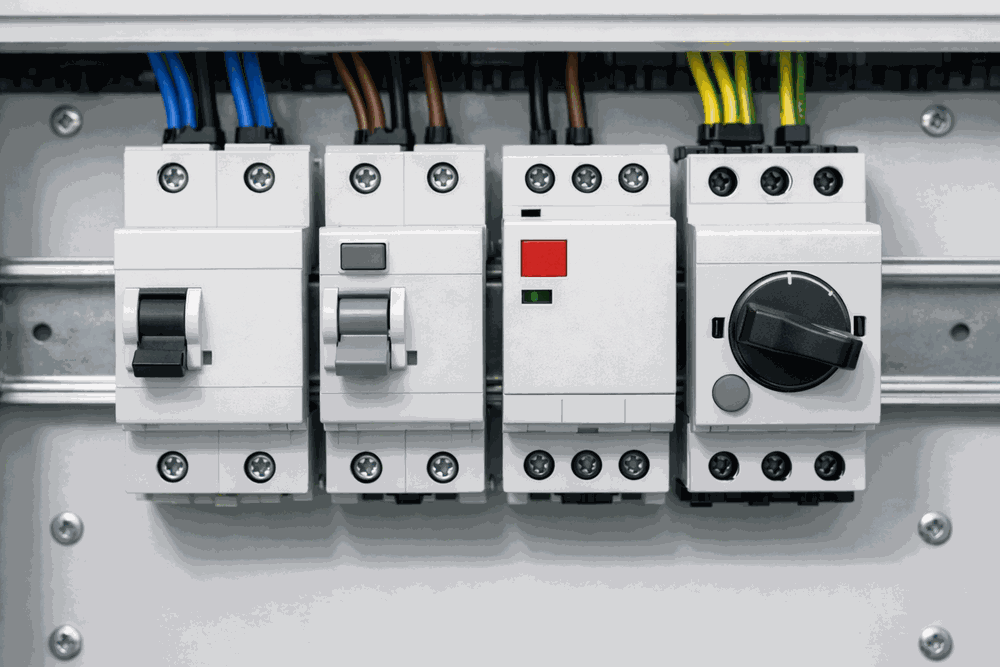 Figure 1. MCB, MCCB, RCCB, and ELCB