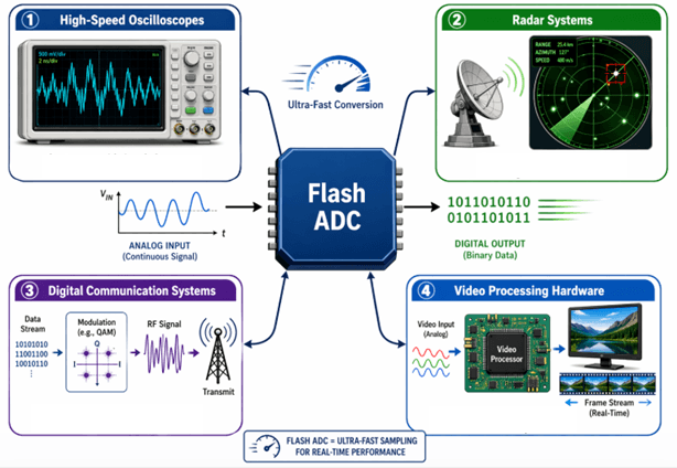 Figure 4. Common Applications of Flash ADC