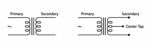 Figure 3. Single-Phase Transformer Symbols