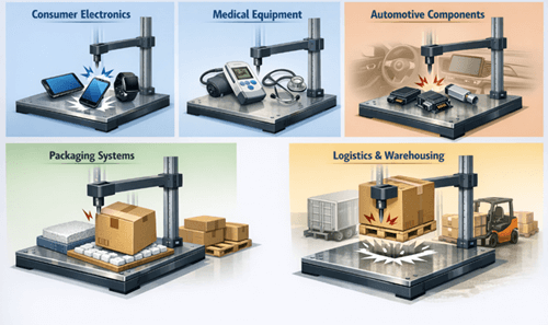 Figure 7. Common Drop Testing Applications Across Industries