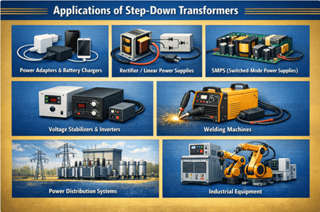 Figure 7. Applications of Step-Down Transformers