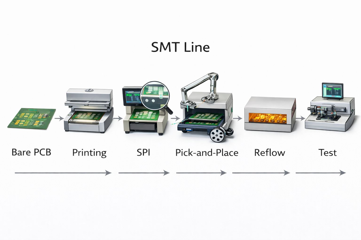 Figure 4. SMT Assembly Line
