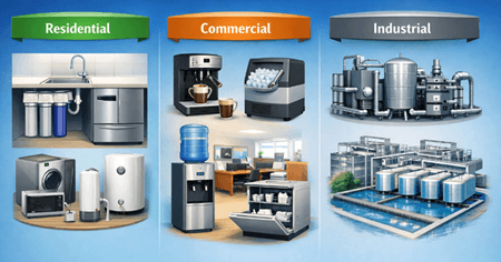 Figure 10. Applications of Water Filtration Systems