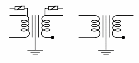 Figure 9. Potential (PT) / Voltage Transformer (VT) Symbols