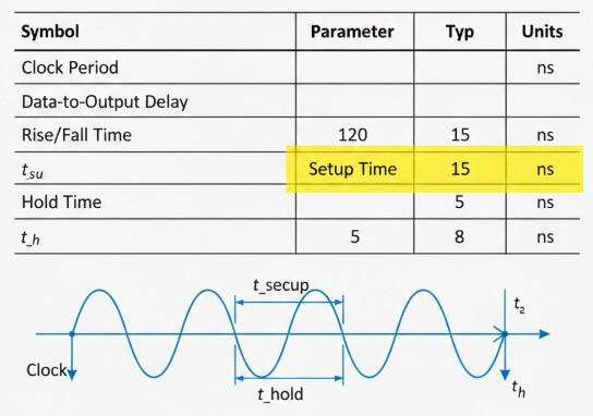 Figure 6. How Setup and Hold Time Values Are Defined