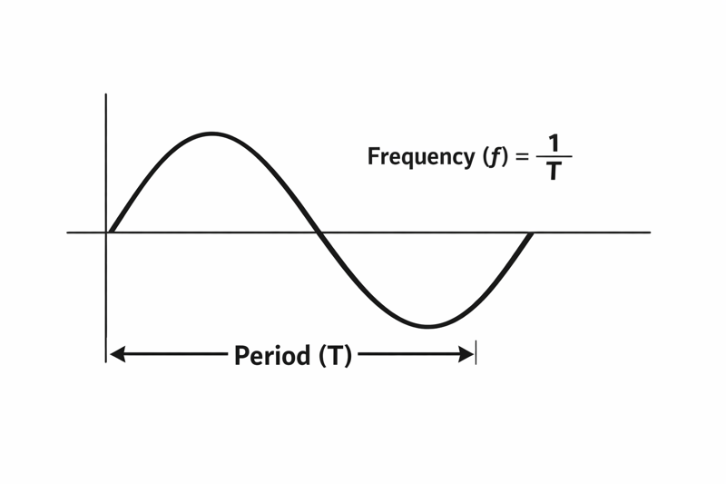Jakso ja taajuus: Kaava, aaltomuoto ja sovellukset