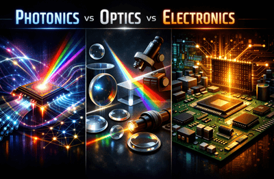 Figure 10. Photonics vs Optics vs Electronicsnces
